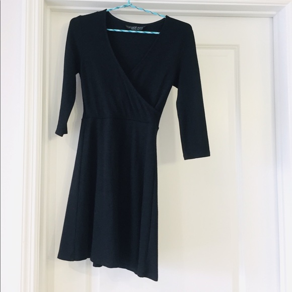 Topshop Petite Wrap Floppy dress - Picture 4 of 4